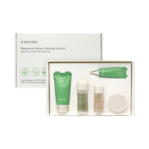[HAYEJIN] Blessing Of Sprout Calming Trial Kit - 1pack(5items) (EXP 2025-05-29)