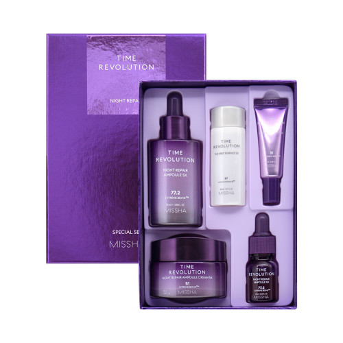 [MISSHA] 	 Time Revolution Night Repair Special Set 5X - 1pack (5items)