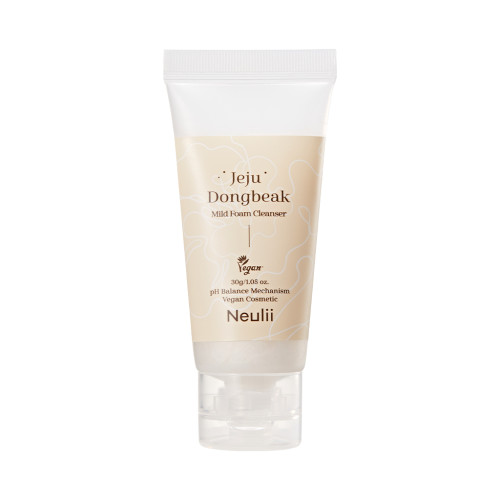 [Neulii] Jeju Dongbeak Mild Foam Cleanser -  30g (Mini size)