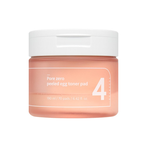 [NUMBUZIN] No.4 Pore Zero Peeled Egg Toner Pad - 190ml (70pads)