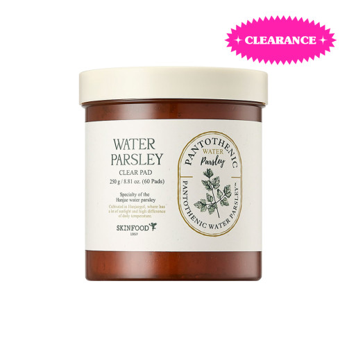 [SKINFOOD] Pantothenic Water Parsley Clear Pad - 1pack (60pcs) (EXP2025-06-08)