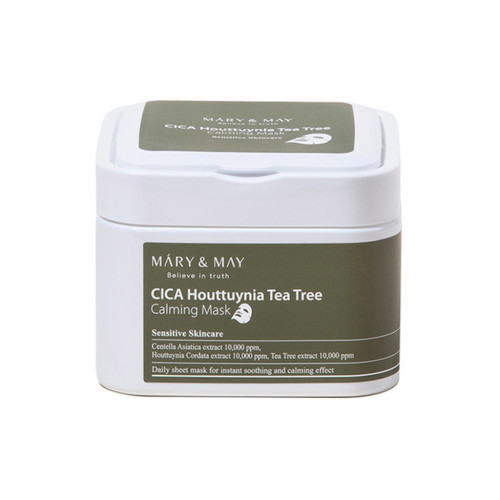 [MARY & MAY] CICA Houttuynia Tea Tree Calming Mask - 400g (30ea)