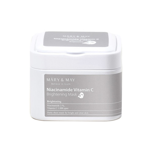 [MARY & MAY] Niacinamide Vitamin C Brightening Mask - 400g (30ea)