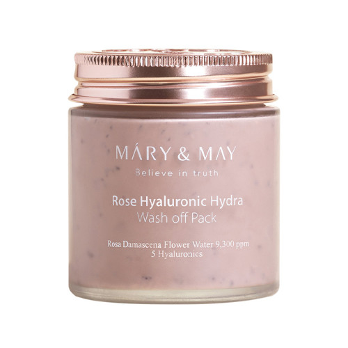 [MARY & MAY] Rose Hyaluronic Hydra Wash Off Pack - 125g