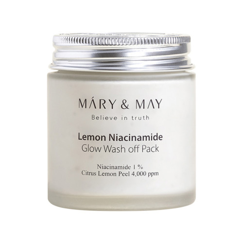 [MARY & MAY] Lemon Niacinamide Glow Wash Off Pack - 125g