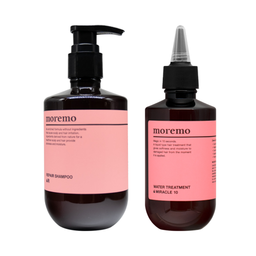 [MOREMO] Repair Shampoo R + Water Treatment Miracle 10 - 1pack (300ml+200ml)
