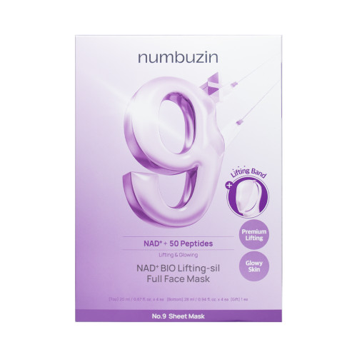 [NUMBUZIN]  No.9 NAD Bio Lifting Full Cover Facial Mask - 1pack (20mlx4ea)