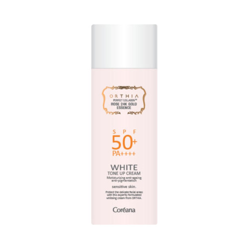 [ORTHIA] Perfect Collagen 24K Rose Gold Essence White Tone Up Cream (SPF50+/PA++++) - 50ml