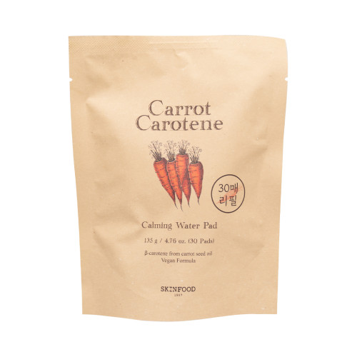 [SKINFOOD] Carrot Carotene Calming Water Pad Refill - 135g (30pads)