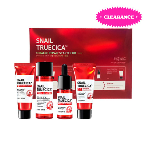 [SOME BY MI] Snail Truecica Miracle Repair Starter Kit Edition - 1pack (4items) (EXP 2025-03-29)