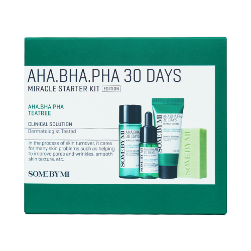 [SOME BY MI] AHA BHA PHA 30 Days Miracle Starter Kit (2024) - 1pack (4 items)