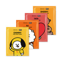 Download Mediheal Bt21 Face Point Mask 1pack 4pcspostcardbookmark PSD Mockup Templates