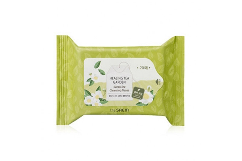 Салфетки зеленый чай. Healing Tea Garden Green Tea Cleansing Tissue. Салфетки очищающие. Салфетки с зеленым чаем. Очищающие салфетки для лица.