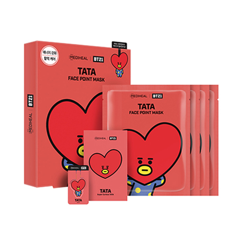 Download Mediheal Bt21 Face Point Mask 1pack 4pcspostcardbookmark Yellowimages Mockups